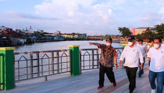 Tinjau Kelayan Barat di Banjarmasin, Menteri PUPR RI: Kolaborasi yang Baik dengan Pemkot