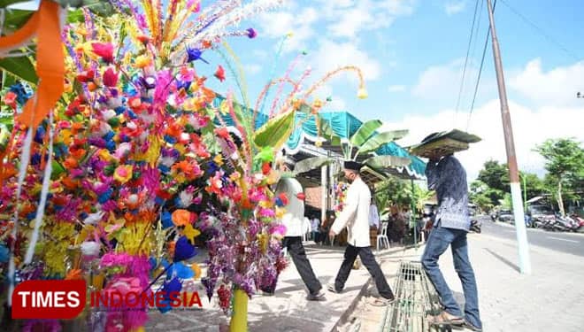 Maulid Nabi di Tengah Pandemi, Pedagang Kembang Telur di Banyuwangi Banjir Rejeki