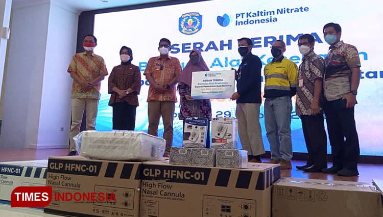 Konsisten Dukung Penanganan Covid-19 di Bontang, PT KNI Salurkan Bantuan Senilai Rp 1 Miliar