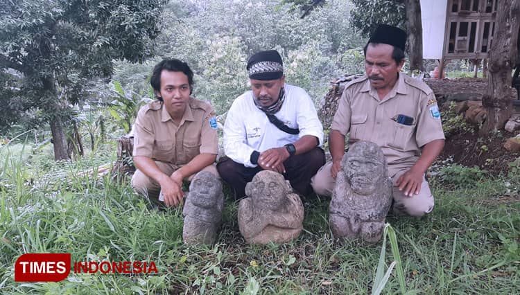 3 Patung Kuno Berbentuk Kera Ditemukan di Kabupaten Probolinggo