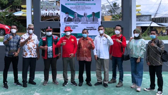 BINDA Malut dan IMMIH Unkhair selenggarakan Vaksinasi Massal