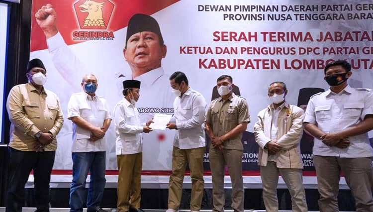 Terpilih Jadi Ketua DPC Partai Gerindra Lombok Utara, Ini Target Danny Karter Febrianto Ridawan
