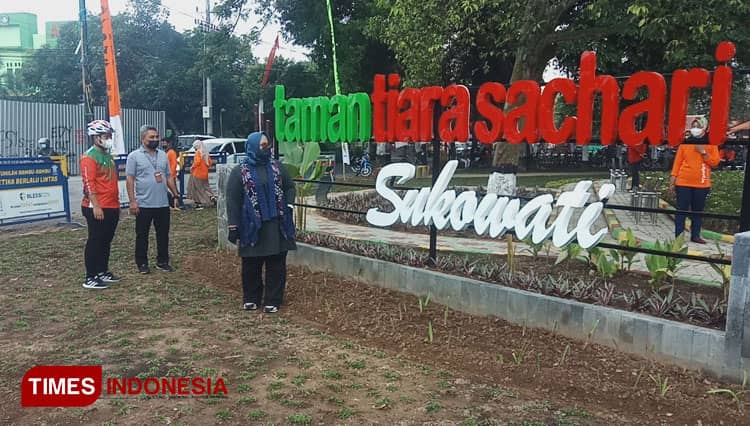 Taman Tiara Sachari Sukowati Kabupaten Sragen Kini Terlihat Asri