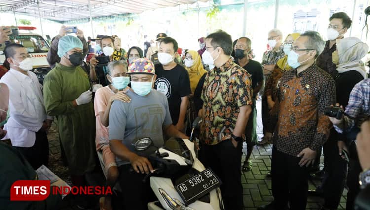 Menteri Kesehatan RI Apresiasi Gerakan Vaksinasi Jimpitan di Bantul