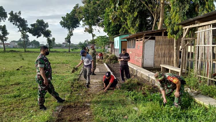 Kerja Bakti Bersama, Wujud Sinergitas Antara TNI dan Rakyat