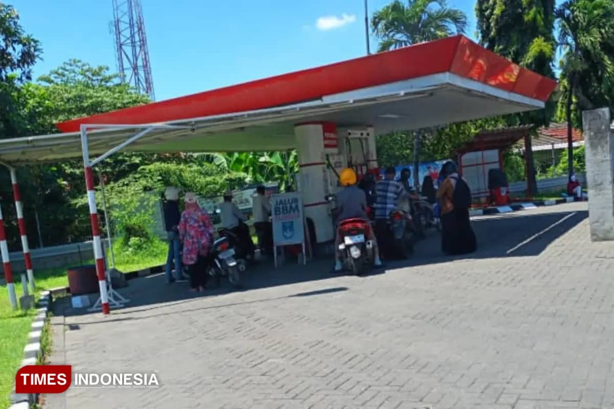 Sempat Dikepung Antrean Panjang, SPBU di Sidoarjo Kini Kembali Normal