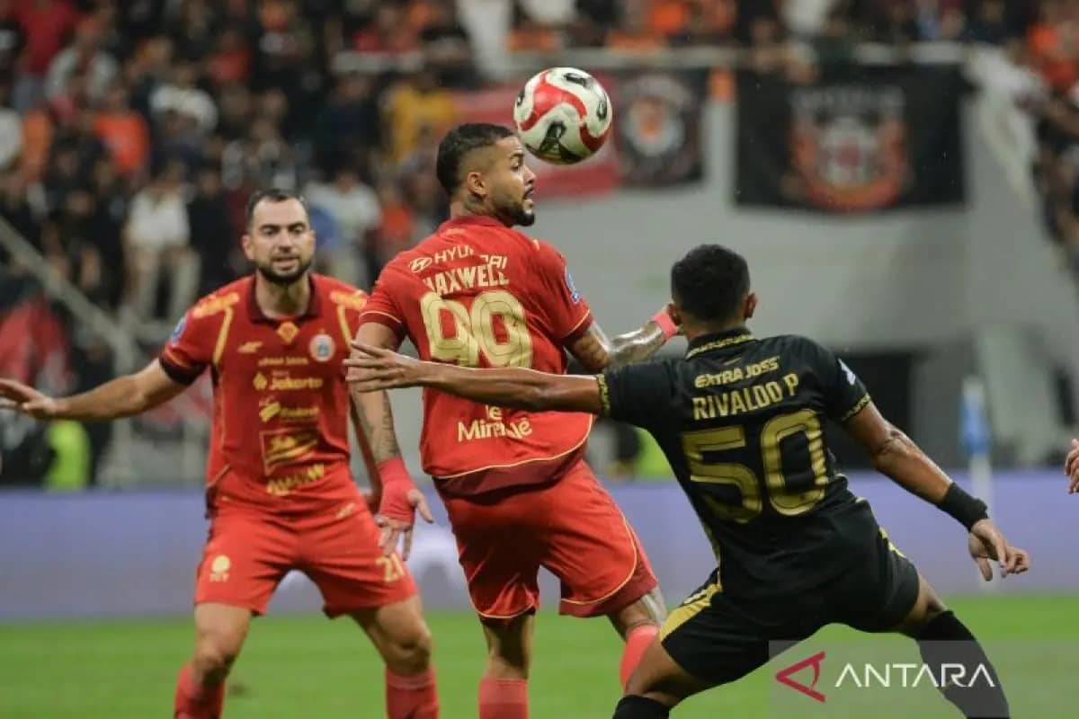 Persija Tekuk PSBS Biak 1-0, Gol Cepat Maxwell Jaga Asa Bersaing di Papan Atas