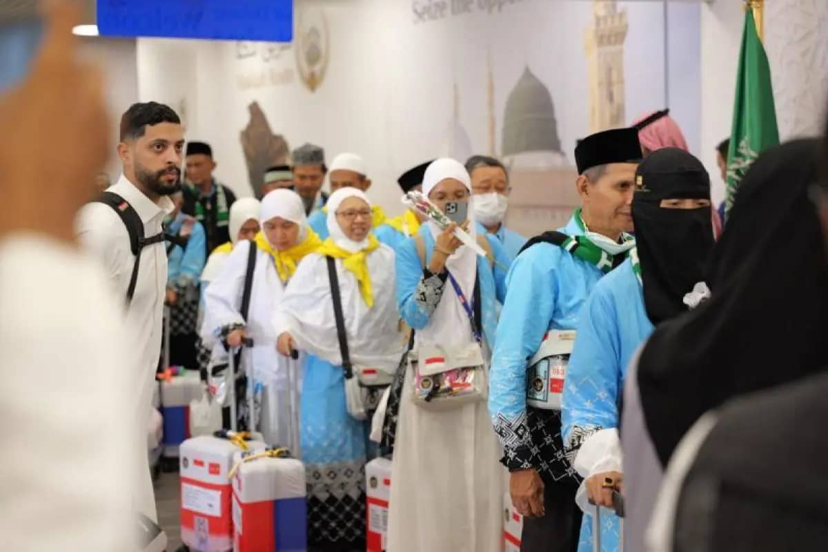 380 Jemaah Haji Asal Malang Tiba di Madinah Usai Pesawat Alami Kendala Teknis