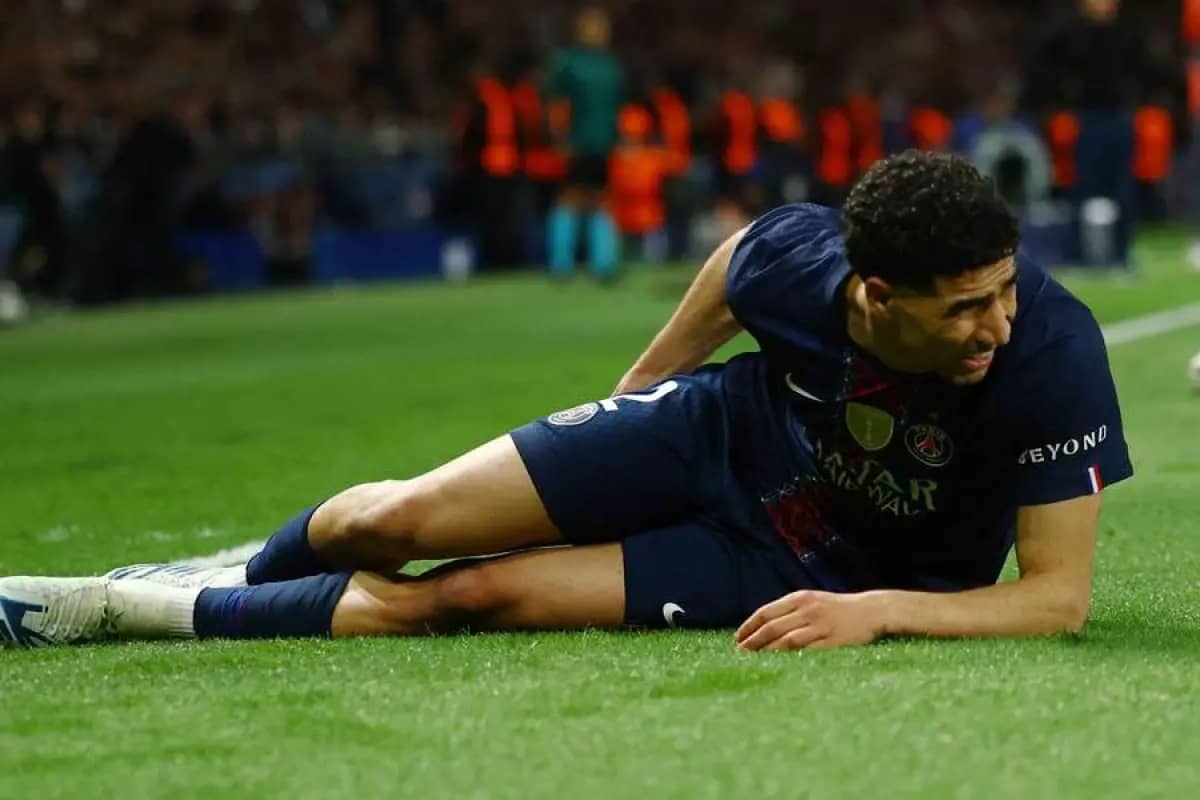 Hakimi Cedera, Absen di Leg Kedua Semifinal Liga Champions