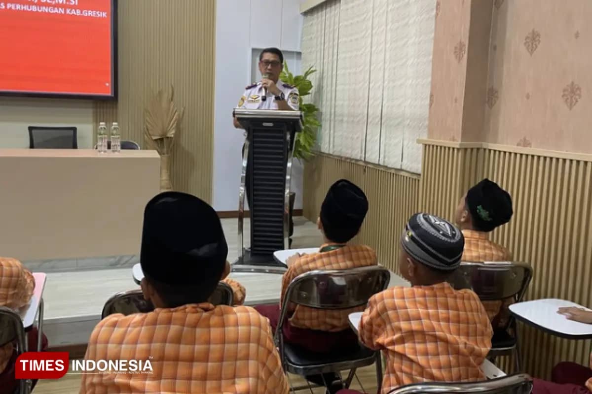 Dishub Gresik Go To School, Ajak Pelajar Jadi Pelopor Keselamatan Lalu Lintas
