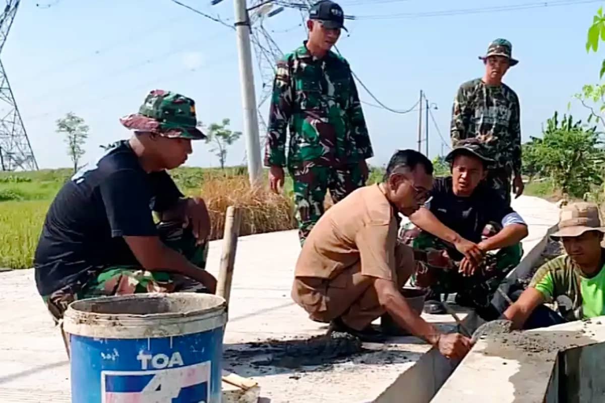 170 Meter Harapan Baru, Jalan TMMD 128 Gresik Ubah Akses Petani di Slempit