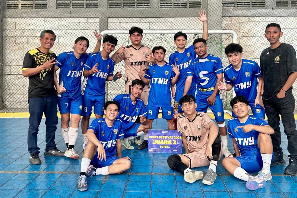 Tim Futsal ITNY Bersinar di Vivat Festival 2026, Sabet Juara 2