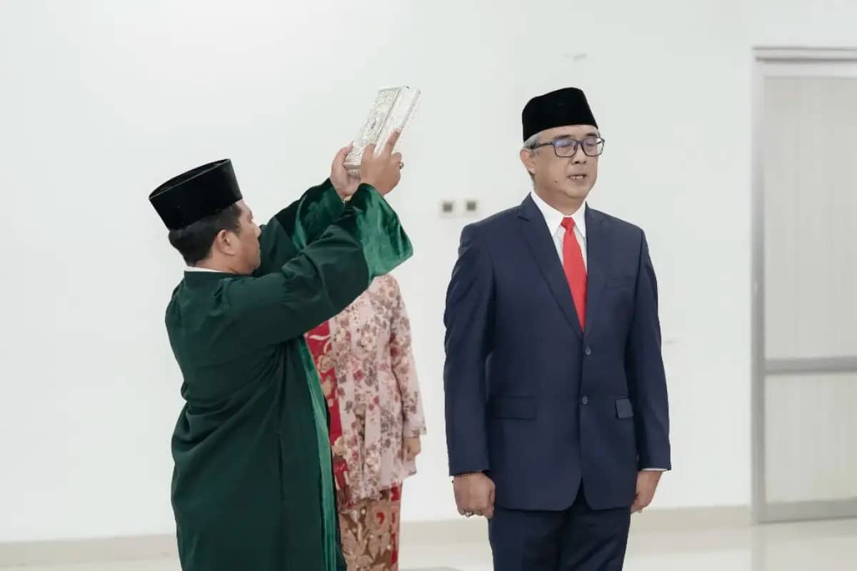Dilantik Jadi Pj Sekda Pangandaran, Agus Nurdin Siap Dukung Program Prioritas Bupati