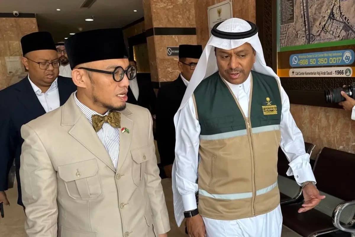 Kurangi Kepadatan Mina, Wamenhaj RI Bahas Skema Tanazul Saat Temui Wamenhaj Saudi