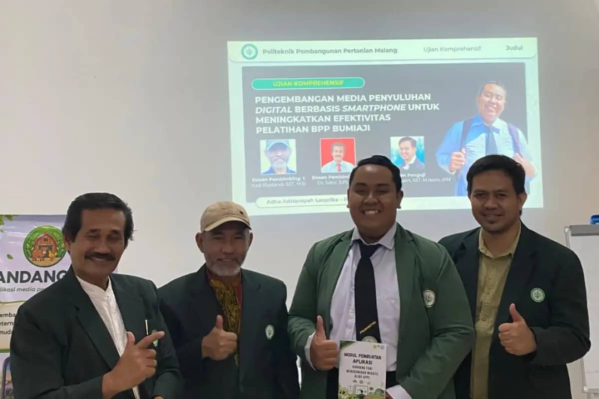 Dorong Transformasi Digital, Mahasiswa  Polbangtan Malang Kembangkan “Kandang Tani”