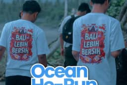 Padukan Olahraga dan Aksi Lingkungan, OceanHe-Run Ajak Masyarakat "Plogging" di Pantai Amed