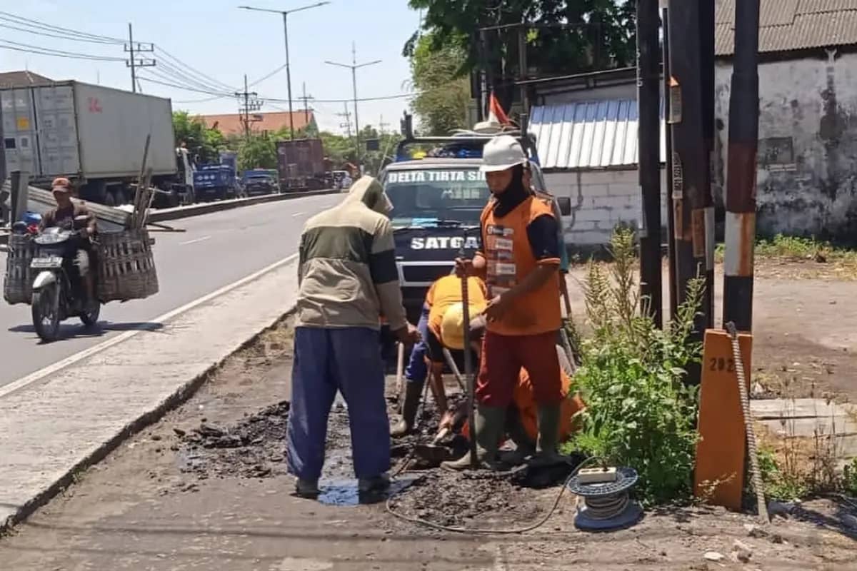 Tingkat Kehilangan Air Perumda Delta Tirta Sidoarjo dalam 5 Tahun, Capai 38,89 Persen