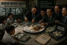 Piring Anak Anak dan Rente Para Elit