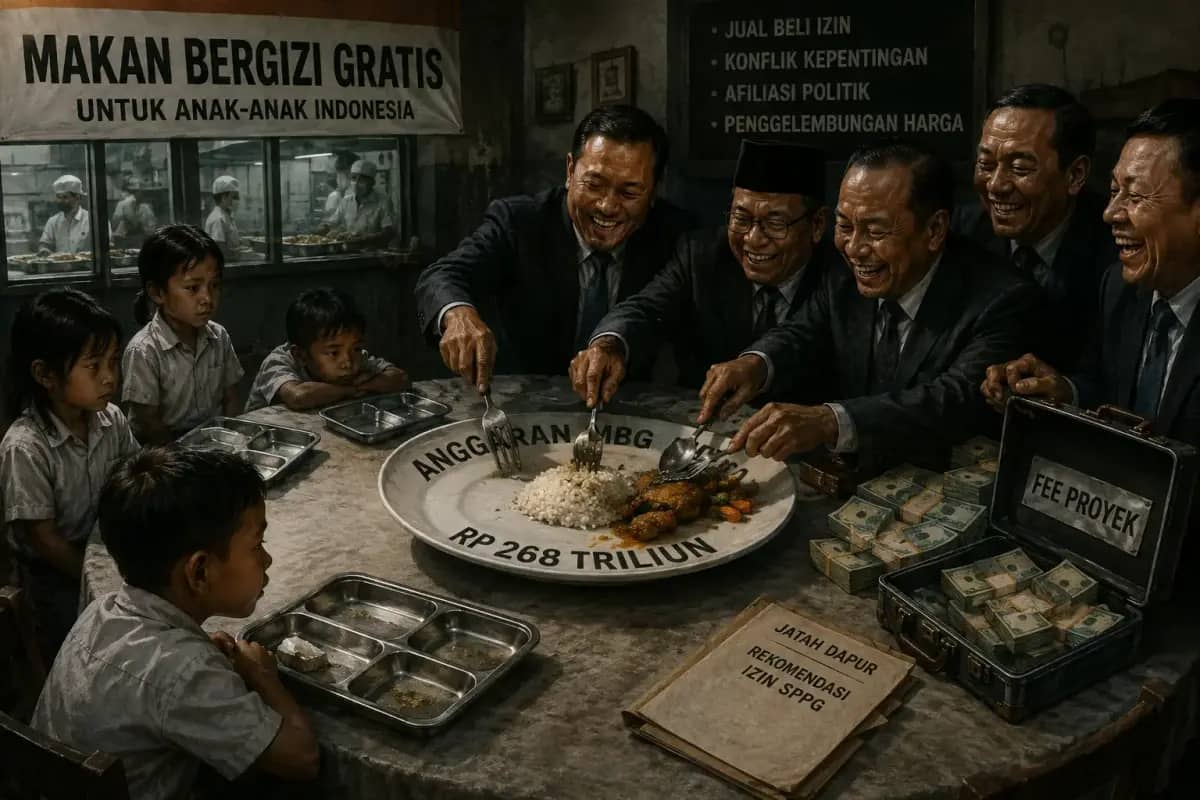 Piring Anak Anak dan Rente Para Elit
