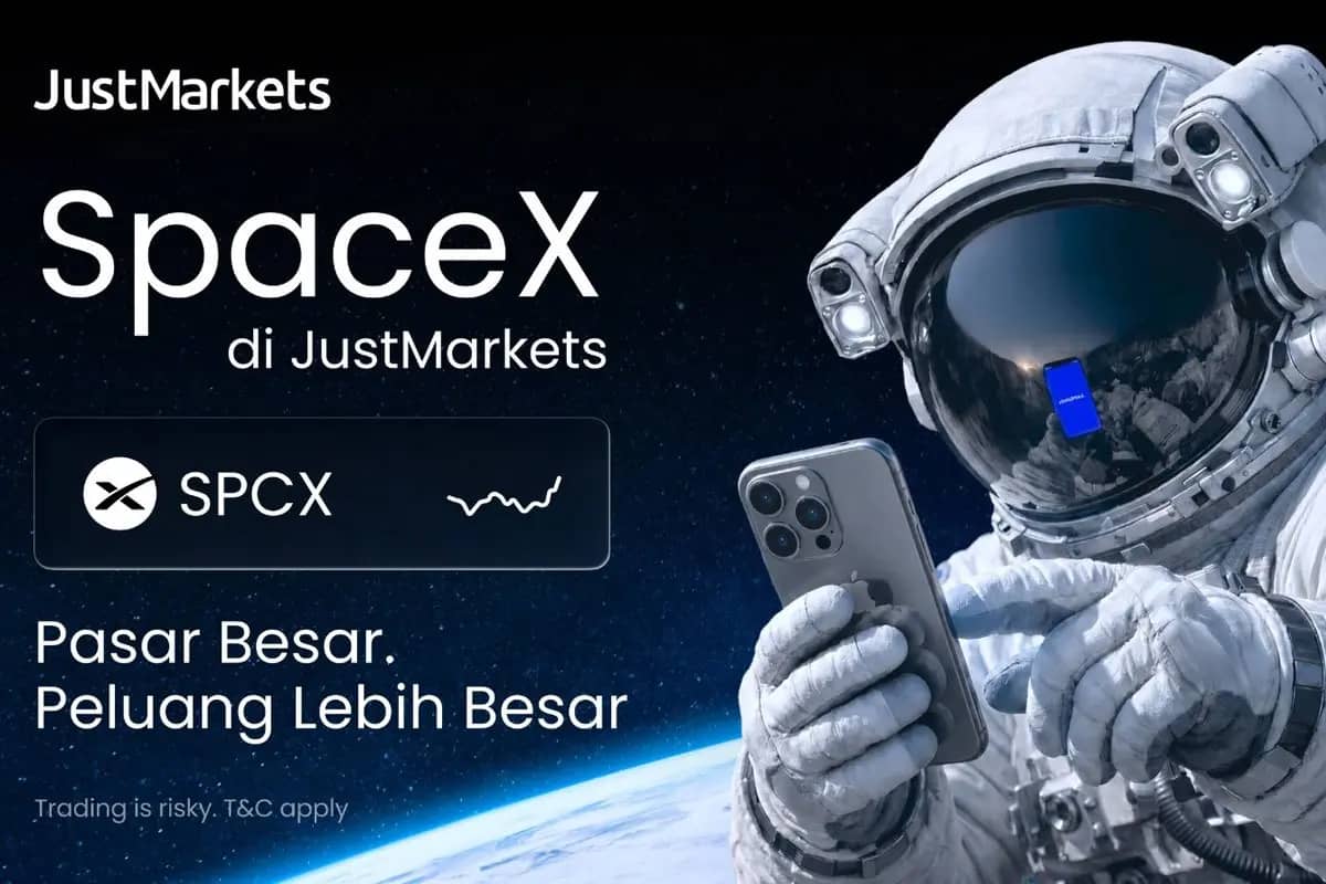 JustMarkets Luncurkan Trading Saham SpaceX untuk Klien