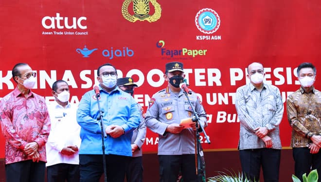 Kapolri: Buruh Harus dalam Kondisi Optimal Hadapi Omicron
