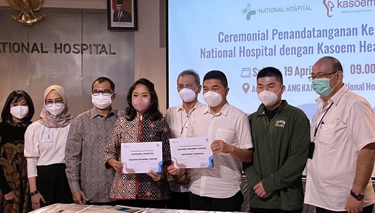 Tingkatkan Layanan Pendengaran, National Hospital Gandeng Kasoem Hearing Center