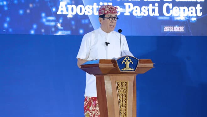 Luncurkan Layanan Apostille, Kemenkumham Pangkas Proses Legalisasi Dokumen