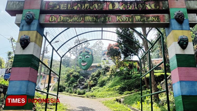 Libur Sekolah, Kampung Topeng Kota Malang Tetap Tak Dilirik Pengunjung