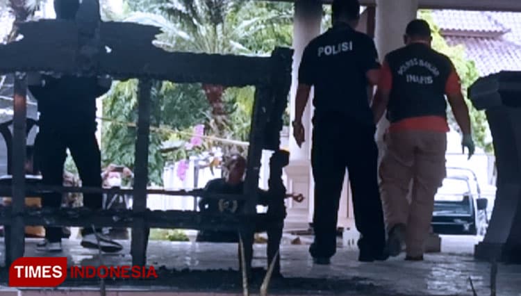 Rumah Dinas Wali Kota Banjar Diduga Dibakar Orang Tak Dikenal