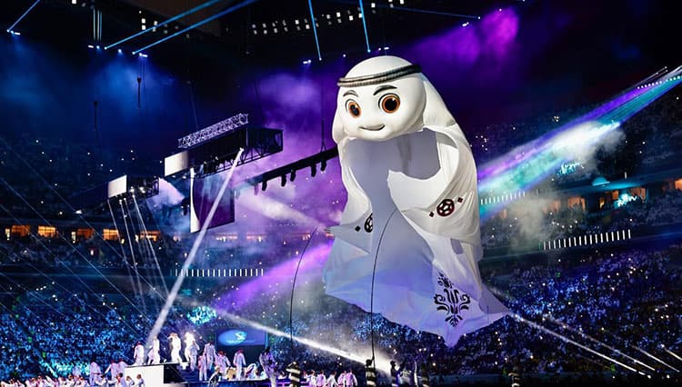 Kenalin Si Gemoy La'eeb Maskot Piala Dunia 2022