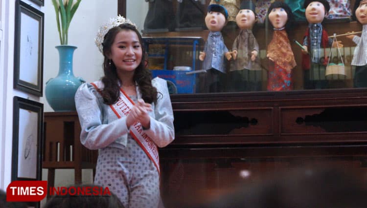 Putri Anak Indonesia Budaya 2022 Kampanyekan Pelestarian Permainan Tradisional di Mojokerto