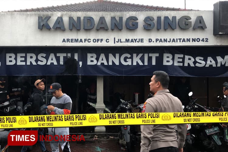 Polisi Gerak Tangkap Pelaku Perusakan Kantor Arema FC