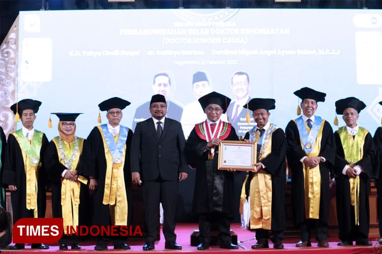 UIN Sunan Kalijaga Grants Honorary Degree for Three Religious Leaders