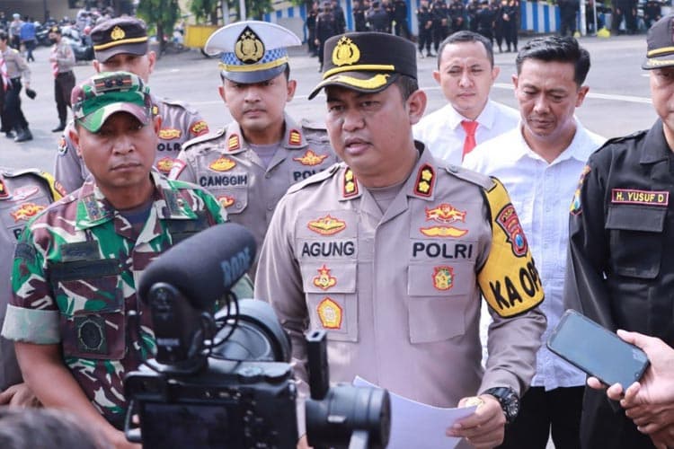 Simpang 3 Mengkreng Jadi Atensi Operasi Ketupat Semeru 2023 Polres Kediri 