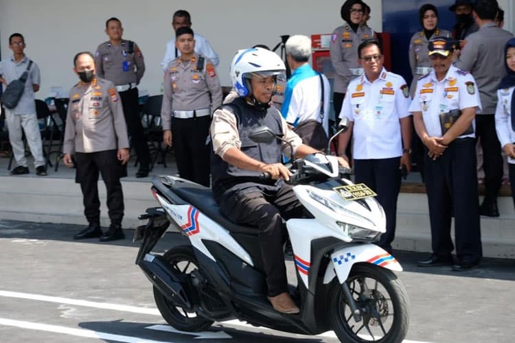 Ditlantas Polda DIY Pamerkan Konsep Uji Praktik SIM Model Baru