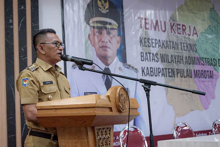 Temu Kerja Batas Desa, Ini Pesan Pj Bupati Morotai 