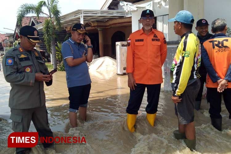 Kali Lamong Meluap, 8 Desa di Gresik Tergenang Air