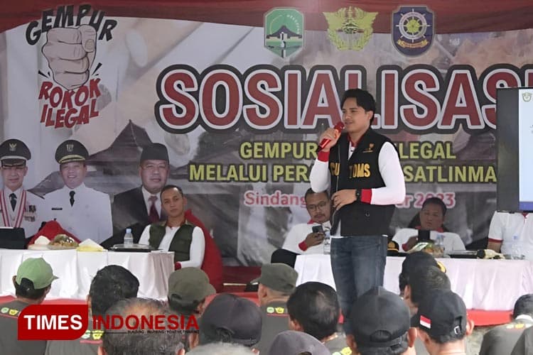 Gempur Rokok Ilegal, Satlinmas Majalengka Perkuat Peran Sosialisasi