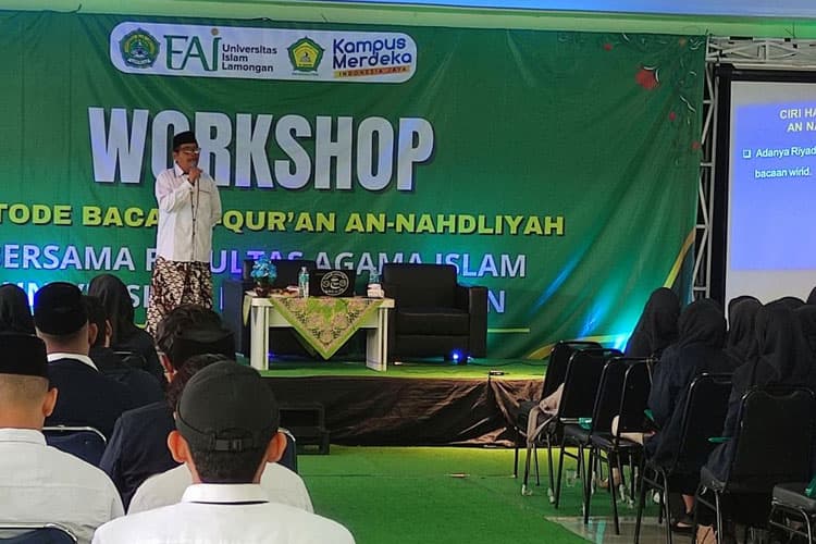 Bekali Mahasiswa Pengetahuan Qur'any, FAI Unisla Gelar Workshop Metode Baca Al-Qur'an An-Nahdliyah
