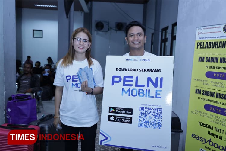 Hindari Antrean Panjang, PELNI Kenalkan Aplikasi PELNI Mobile di Kota Waingapu