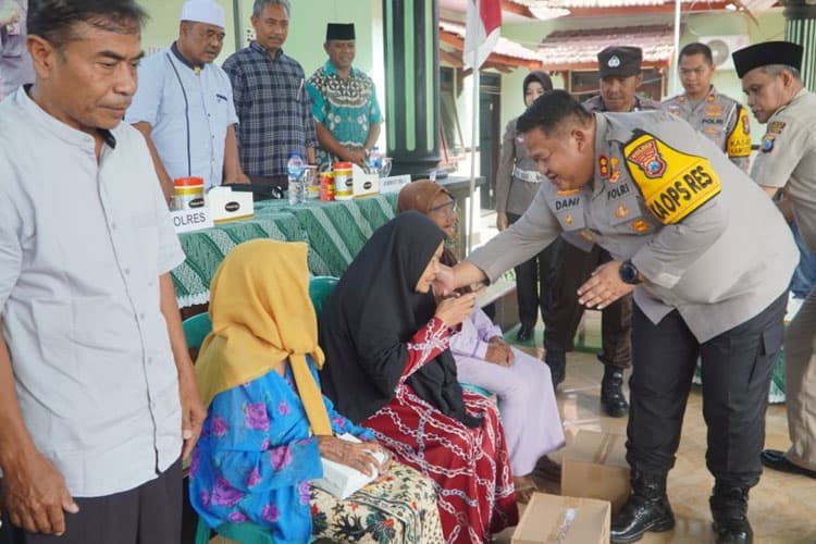 Jelang Ramadhan, Polres Pasuruan Gelar Bansos Ke Desa-Desa
