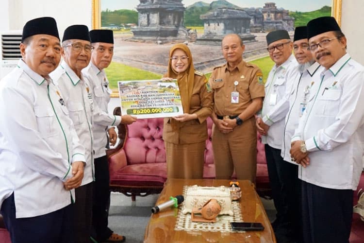 Korban Bencana Tanah Bergerak Kaliireng Ratamba Dapat Bantuan Baznas Banjarnegara