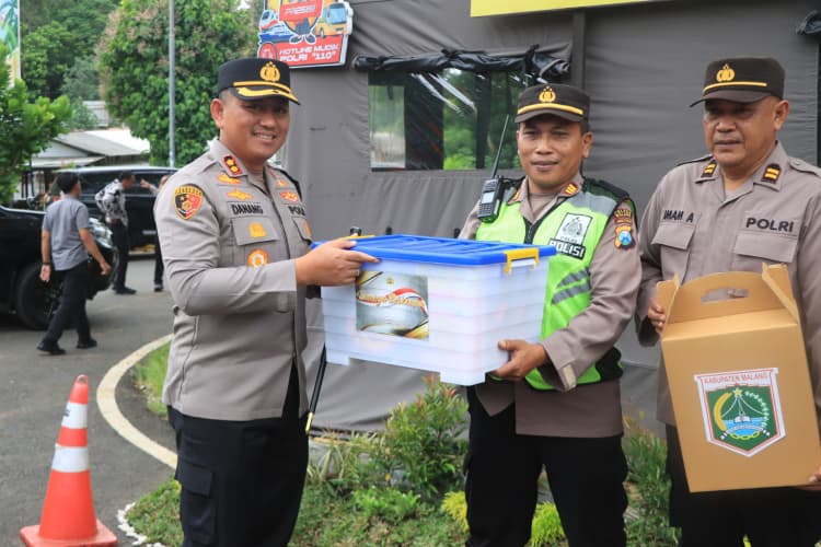 Mudik Lebaran Aman, Polisi Siaga di JLS Malang Selatan