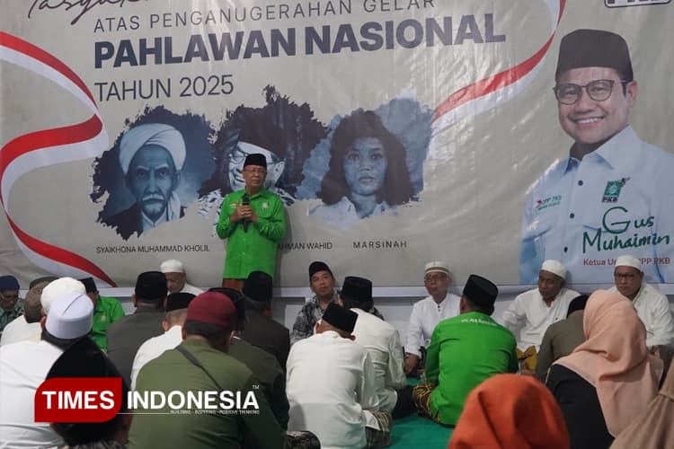 Syaikhona Kholil dan Gus Dur Jadi Pahlawan Nasional, PKB Bondowoso Gelar Tasyakuran