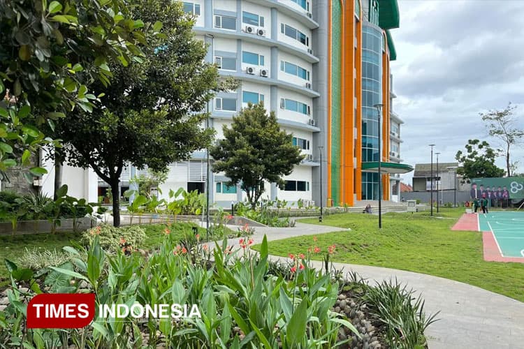 Wujud Ekoteologi Kampus, UIN SATU Terapkan Bioswale sebagai Kampus Ramah Lingkungan