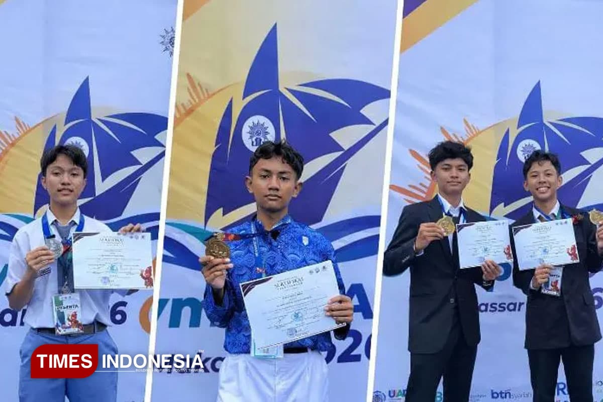 Borong Medali, Santri PEM Gondanglegi Malang Berjaya di OlimpycAD Makassar