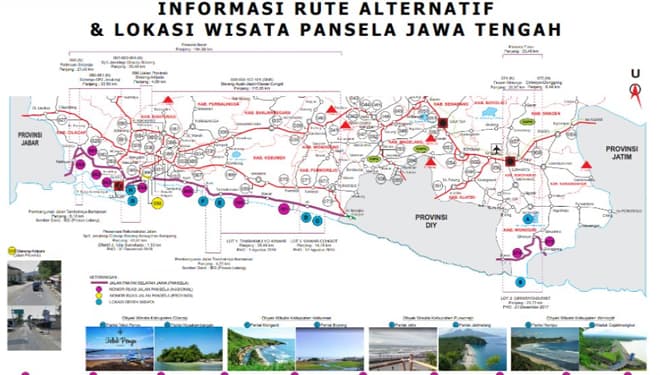 Ini Rute Mudik di Jalur Pansela di Provinsi Jawa Tengah