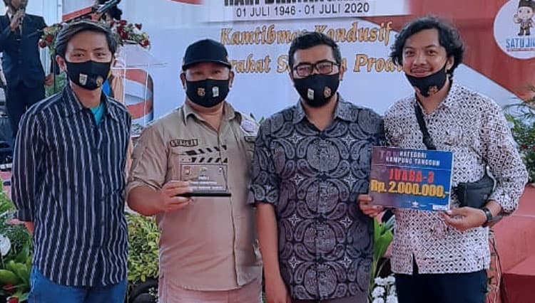 Bangga, Kecamatan Dau Malang Juara Tiga Kampung Tangguh Semeru