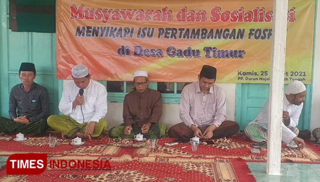 Sejumlah Kiai dan Tokoh Masyarakat Tolak Penambangan Fosfat di Sumenep