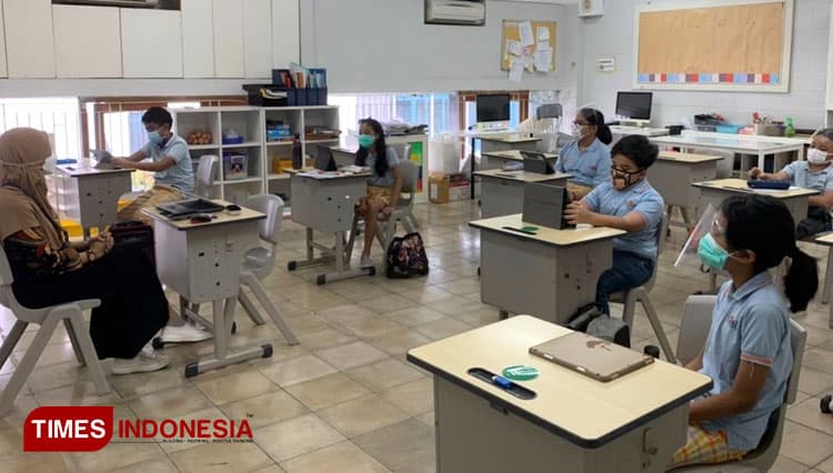 SD Cikal Cilandak Mulai Ujicoba Sekolah Tatap Muka Terbatas